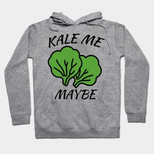 Funny Kale Socializing Tee | Fun Dating Lifestyle Shirt | Unique Vegetarian Socializing Gift Idea for Introverts Hoodie